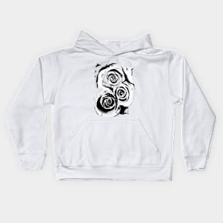 Abstract Rosey Roses Kids Hoodie